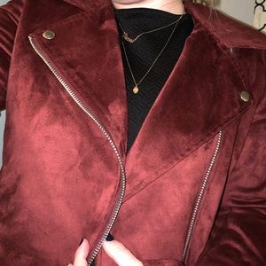 Silence and Noise Cropped Moto Jacket